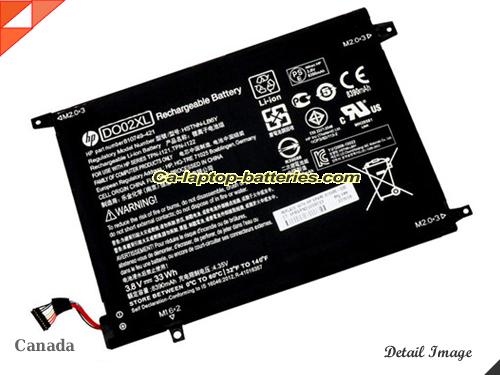  image 5 of Genuine HP Pavilion x2 - 10-n030ca Battery For laptop 8390mAh, 33Wh , 3.8V, Black , Li-ion