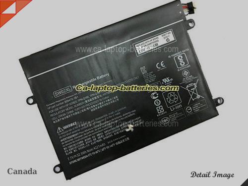  image 5 of Genuine HP x2 210 G2 (L5H42EA) Battery For laptop 4221mAh, 33Wh , 7.7V, Black , Li-ion