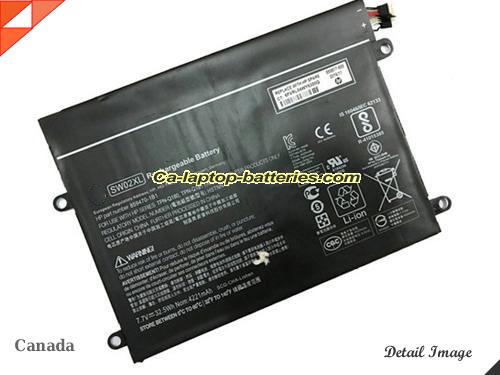  image 5 of Genuine HP x2 210 G2 (L5H43EA) Battery For laptop 4221mAh, 33Wh , 7.7V, Black , Li-ion