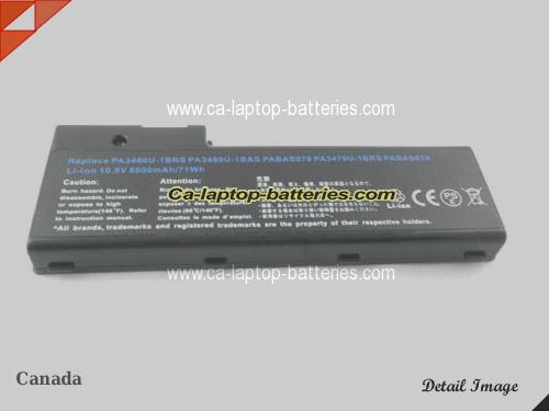  image 5 of TOSHIBA Satellite P105-S6064 Replacement Battery 6600mAh 10.8V Black Li-ion