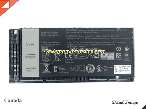  image 1 of 3DJH7 Battery, Canada Li-ion Rechargeable 8700mAh, 97Wh  DELL 3DJH7 Batteries