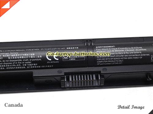  image 5 of Genuine HP ProBook 450 G3 (L6L04AV) Battery For laptop 2850mAh, 44Wh , 14.8V, Black , Li-ion