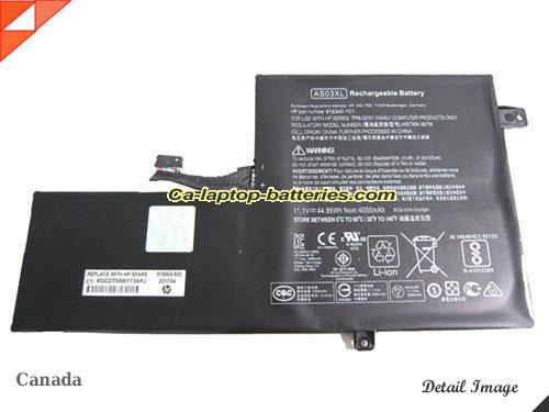  image 1 of AS03XL Battery, Canada Li-ion Rechargeable 4050mAh, 45Wh  HP AS03XL Batteries