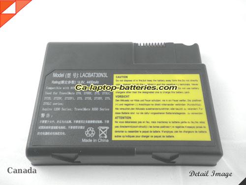  image 5 of W2A550 Battery, Canada Li-ion Rechargeable 4400mAh ACER W2A550 Batteries
