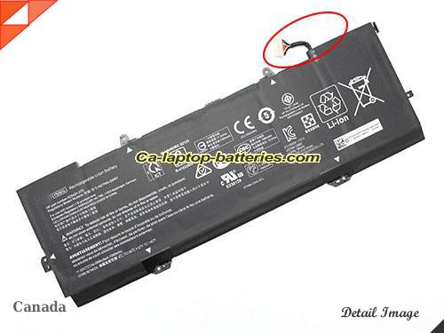  image 1 of Genuine HP Spectre x360 15t-bl100 Battery For laptop 7280mAh, 84.08Wh , 11.55V, Black , Li-Polymer