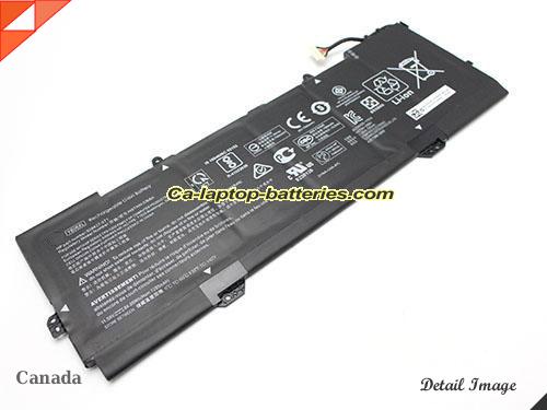  image 2 of Genuine HP Spectre x360 15t-bl100 Battery For laptop 7280mAh, 84.04Wh , 11.55V, Black , Li-Polymer