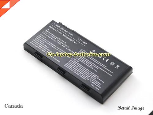  image 3 of Genuine MSI GT70 2 PC Dominator Battery For laptop 7800mAh, 87Wh , 11.1V, Black , Li-ion