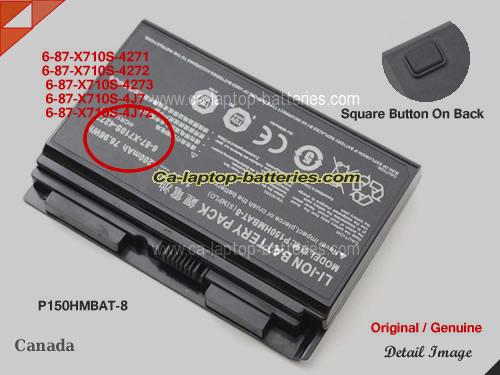  image 1 of Genuine METABOX Pro P170SM-A Battery For laptop 5200mAh, 76.96Wh , 14.8V, Black , Li-ion