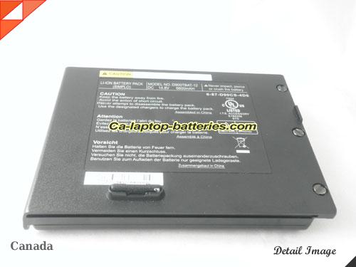  image 5 of 6-87-D90CS-4D6 Battery, CAD$164.97 Canada Li-ion Rechargeable 6600mAh CLEVO 6-87-D90CS-4D6 Batteries