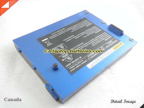  image 2 of Genuine CLEVO PortaNote D900K Battery For laptop 6600mAh, 14.8V, Blue , Li-ion