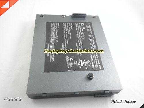  image 4 of Genuine CLEVO PortaNote D900K Battery For laptop 6600mAh, 14.8V, Grey , Li-ion