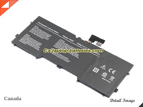  image 2 of DELL XPS12D4501 Replacement Battery 6300mAh, 47Wh  7.4V Black Li-Polymer