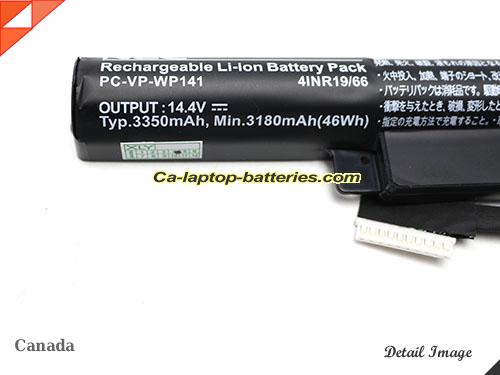  image 3 of WP141 Battery, Canada Li-ion Rechargeable 3180mAh NEC WP141 Batteries