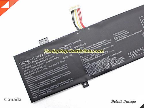  image 3 of C31N1733 Battery, CAD$66.86 Canada Li-ion Rechargeable 3640mAh, 42Wh  ASUS C31N1733 Batteries