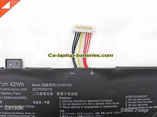  image 5 of C31N1733 Battery, CAD$66.86 Canada Li-ion Rechargeable 3640mAh, 42Wh  ASUS C31N1733 Batteries