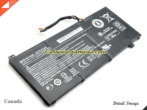 image 1 of 934T2119H Battery, Canada Li-ion Rechargeable 4605mAh, 52.5Wh  ACER 934T2119H Batteries