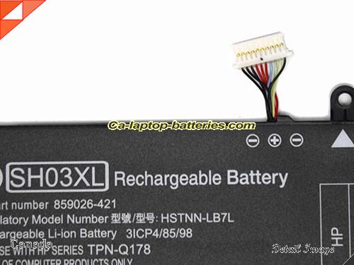  image 5 of SH03XL Battery, Canada Li-ion Rechargeable 5020mAh, 57.9Wh  HP SH03XL Batteries