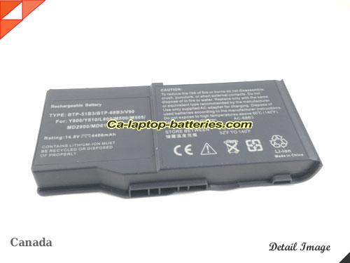  image 5 of GATEWAY Solo M505 Replacement Battery 4400mAh 14.8V Blue Li-ion