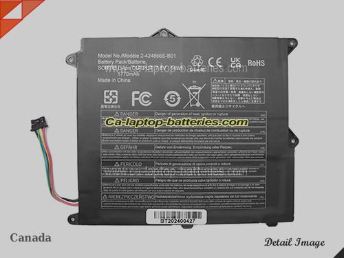  image 1 of PANASONIC CF-XZ6 Replacement Battery 1770mAh, 14Wh  7.6V Black Li-ion