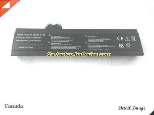  image 5 of FUJITSU-SIEMENS Amilo Li 1820 Replacement Battery 4400mAh 11.1V Black Li-ion