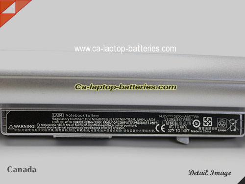  image 5 of HP Pavilion 14-n230TU Replacement Battery 5200mAh, 77Wh  14.8V Black+ Sliver Li-ion