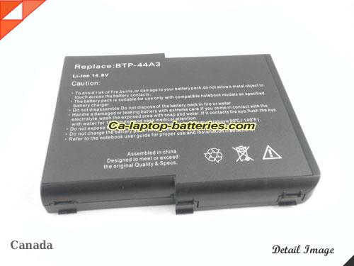  image 5 of BTP-57A1 Battery, Canada Li-ion Rechargeable 6600mAh ACER BTP-57A1 Batteries