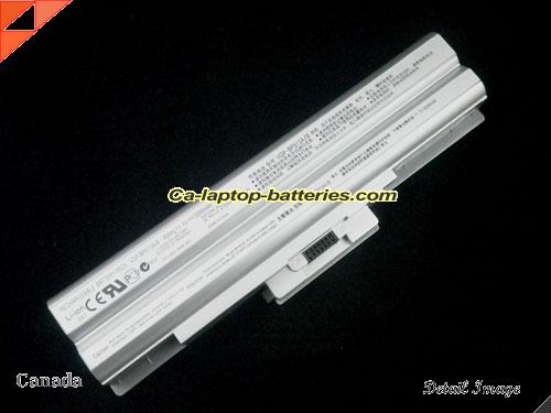  image 5 of Genuine SONY VPCS135FHP Battery For laptop 4400mAh, 11.1V, Silver , Li-ion