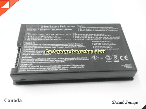  image 5 of A32-F80H Battery, Canada Li-ion Rechargeable 4400mAh, 49Wh  ASUS A32-F80H Batteries