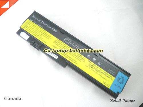  image 1 of LENOVO ThinkPad X200s 7465 Replacement Battery 5200mAh 10.8V Black Li-ion