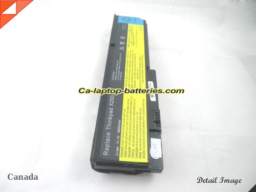  image 3 of LENOVO ThinkPad X200s 7465 Replacement Battery 5200mAh 10.8V Black Li-ion