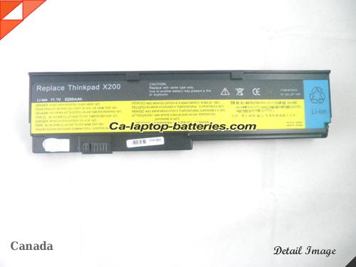  image 5 of LENOVO ThinkPad X200s 7465 Replacement Battery 5200mAh 10.8V Black Li-ion