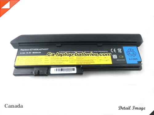  image 5 of LENOVO ThinkPad X200s 7465 Replacement Battery 7800mAh 10.8V Black Li-ion