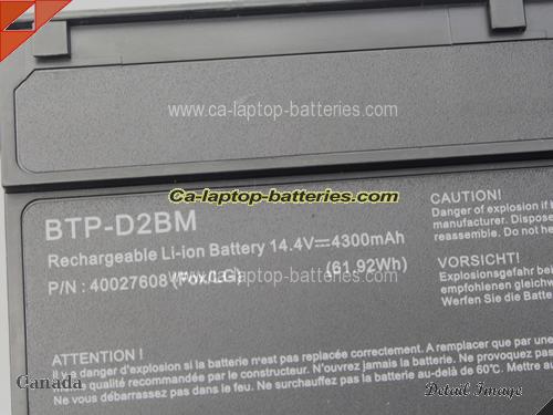  image 5 of Genuine MSI MD 97460 Battery For laptop 4300mAh, 14.4V, Black , Li-ion