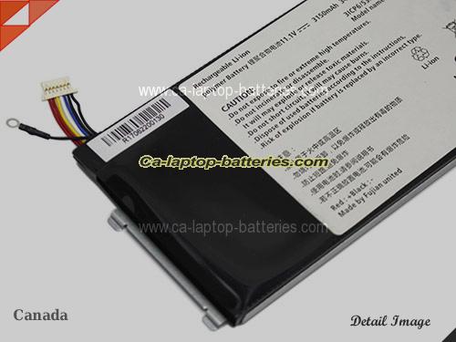  image 5 of NX300K-GSLHAS01 Battery, Canada Li-ion Rechargeable 3150mAh, 34.9Wh  HASEE NX300K-GSLHAS01 Batteries