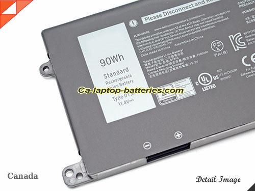  image 2 of DT9XG Battery, Canada Li-ion Rechargeable 7890mAh, 90Wh  DELL DT9XG Batteries