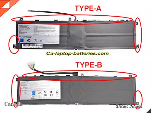  image 1 of BTYM6L Battery, CAD$79.95 Canada Li-ion Rechargeable 5380mAh, 80.25Wh  MSI BTYM6L Batteries