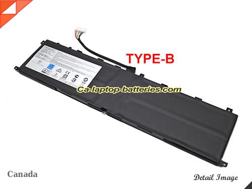  image 4 of Genuine MSI GS65 8RE-014CN Battery For laptop 5380mAh, 80.25Wh , 15.2V, Black , Li-Polymer