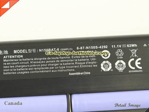  image 2 of Genuine SCHENKER XMG A706-mvm Battery For laptop 62Wh, 11.1V, Black , Li-ion