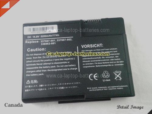  image 5 of COMPAQ X1002US-DM771A Replacement Battery 4800mAh 14.8V Black Li-ion