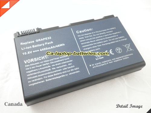  image 1 of LC.BTP00.005 Battery, Canada Li-ion Rechargeable 5200mAh ACER LC.BTP00.005 Batteries