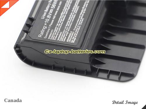  image 2 of Genuine ASUS N551ZU-CN024H Battery For laptop 5200mAh, 56Wh , 10.8V, Black , Li-ion