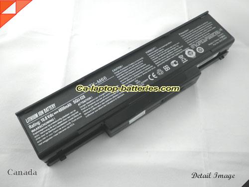  image 1 of 6-87-M74SS-4V4 Battery, Canada Li-ion Rechargeable 4400mAh MSI 6-87-M74SS-4V4 Batteries