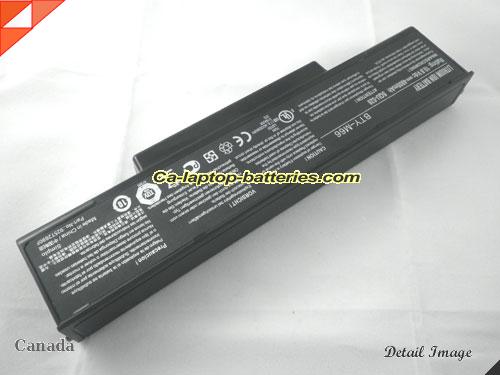  image 2 of CLEVO M670 Replacement Battery 4400mAh 11.1V Black Li-ion