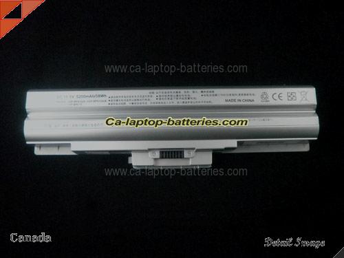  image 5 of SONY VAIO VGN-CS11S/T Replacement Battery 5200mAh 11.1V Silver Li-ion