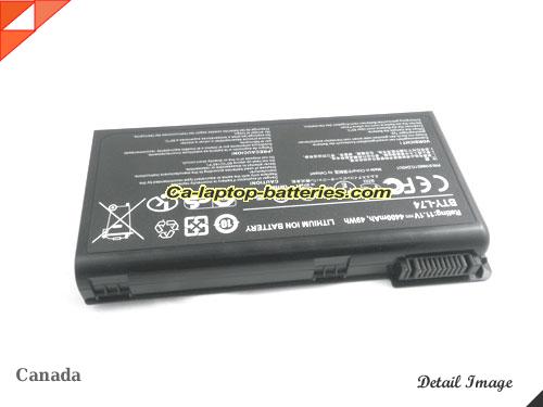  image 4 of Genuine MSI CX500-DX-638SK Battery For laptop 4400mAh, 49Wh , 11.1V, Black , Li-ion