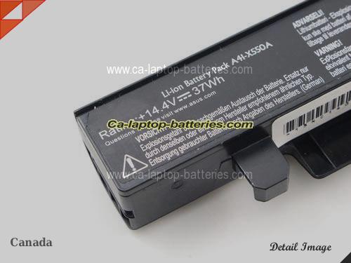  image 2 of Genuine ASUS X550IU-GO098T Battery For laptop 37Wh, 14.4V, Black , Li-ion