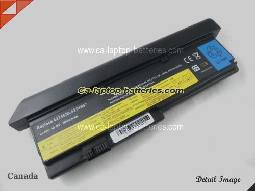  image 1 of LENOVO THINKPAD X200 7459W4N Replacement Battery 7800mAh 10.8V Black Li-ion