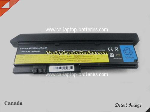  image 5 of LENOVO THINKPAD X200 7459W4N Replacement Battery 7800mAh 10.8V Black Li-ion