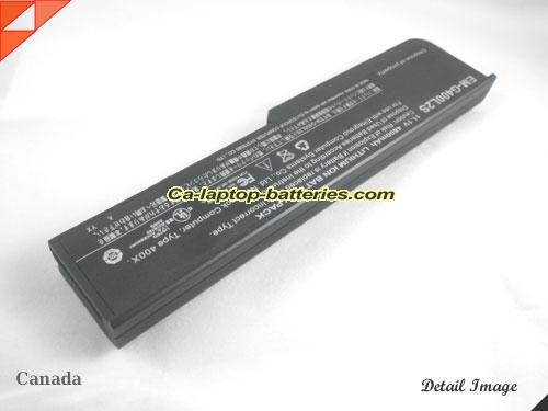  image 2 of ECS G400 Series Replacement Battery 4800mAh 11.1V Black Li-ion