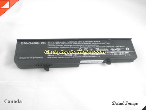  image 5 of ECS G400 Series Replacement Battery 4800mAh 11.1V Black Li-ion